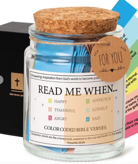 Faith & Joy Verse Jar - Nara's Shop
