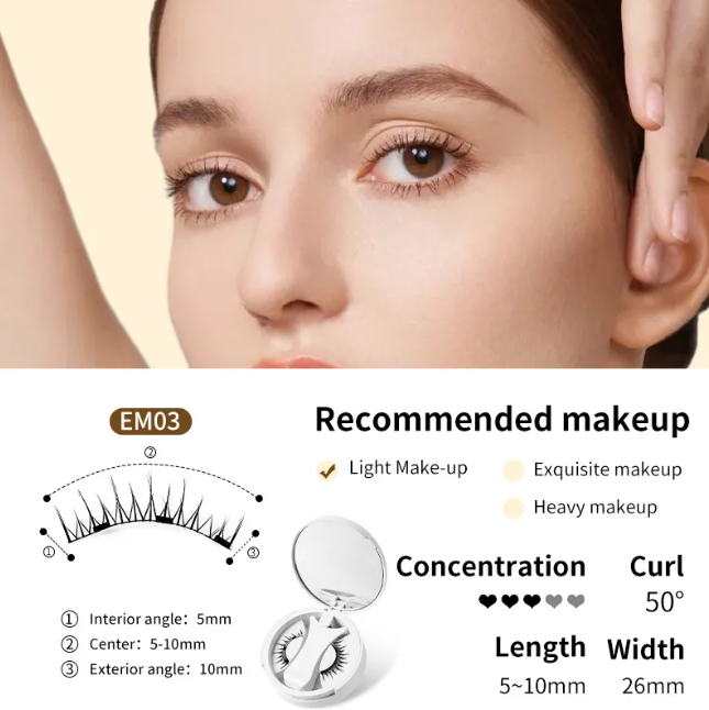Magnetic Eyelashes Set - Nara's Shop