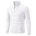 2023 Men's Plus Size Fleece Zip Mock Neck Sweater - Nara's Shop