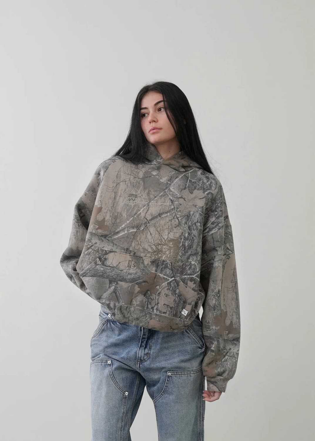 Urban Camo Retro Hoodie - Nara's Shop