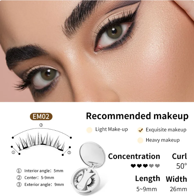 Magnetic Eyelashes Set - Nara's Shop