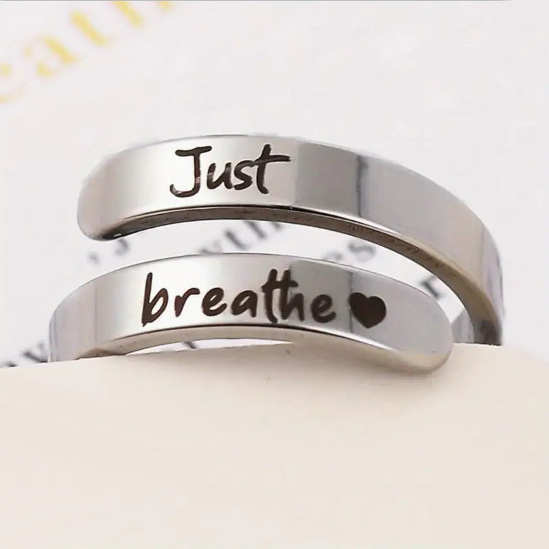 Silver Spiral Heart Ring - Nara's Shop