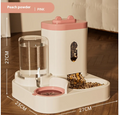 Automatic Pet Feeder Dog Basin Cat Bowl Supplies Water Dispenser - Nara's Shop