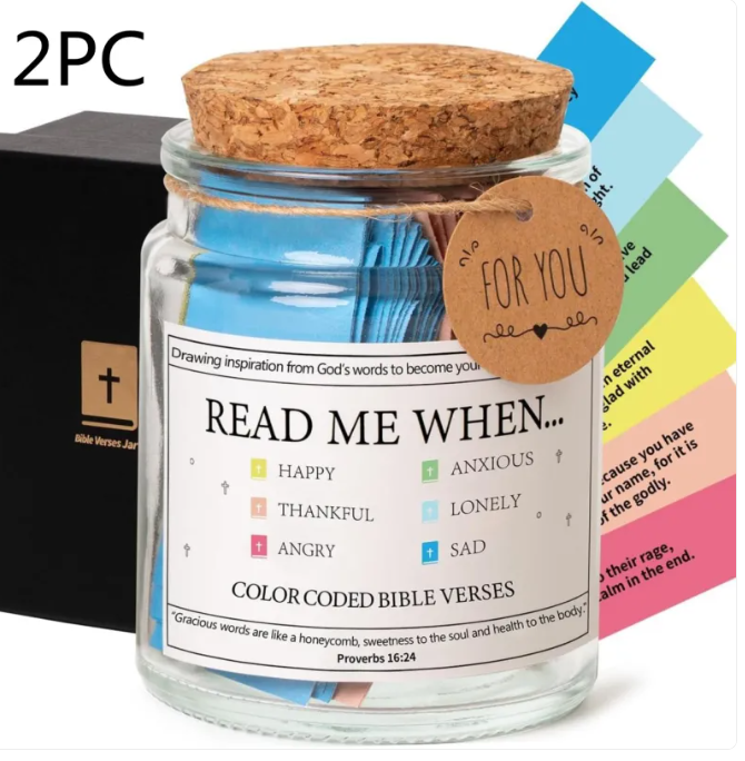Faith & Joy Verse Jar - Nara's Shop