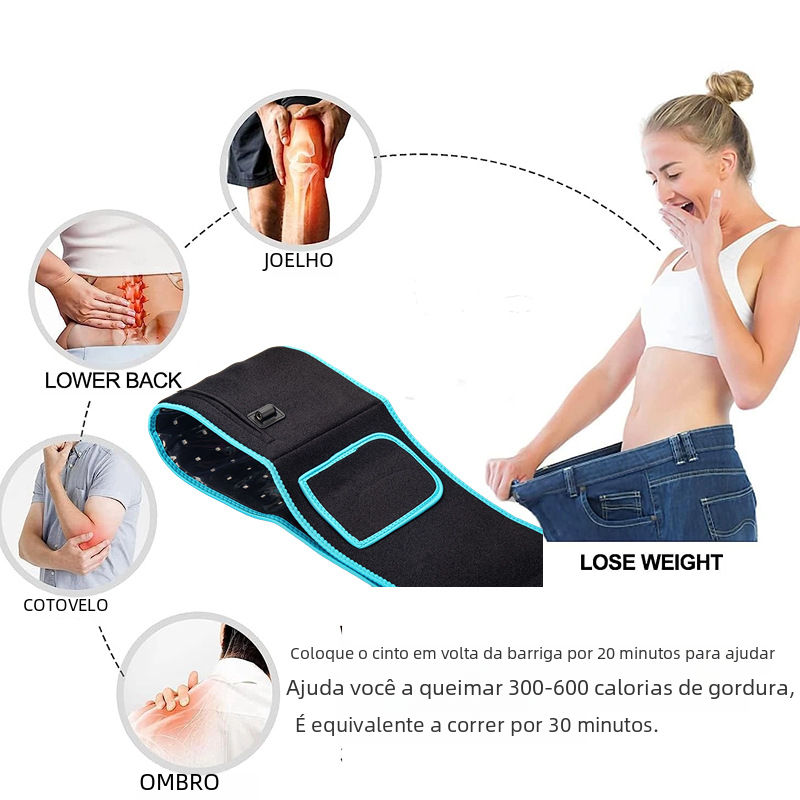 Long Wave Red Light Therapy Heating Waist Belt - Nara's Shop