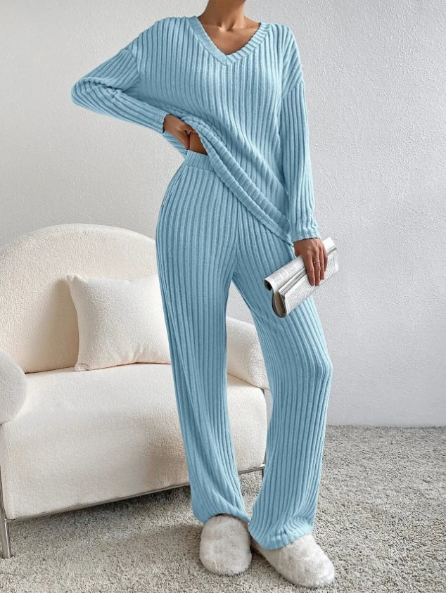 Casual 2-Piece Loungewear Set - Nara's Shop