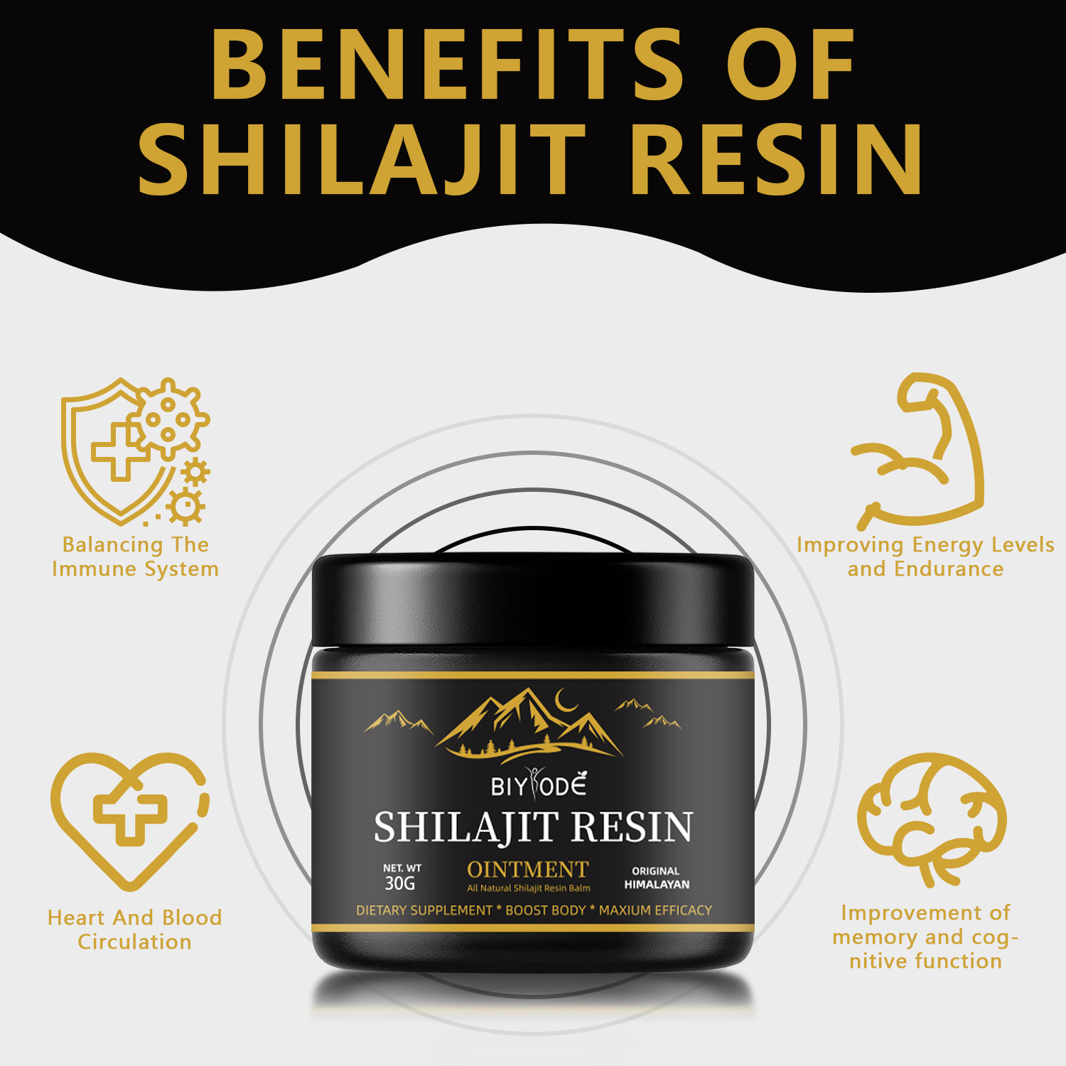 30g Natural Pure Shilajit Resin - Nara's Shop