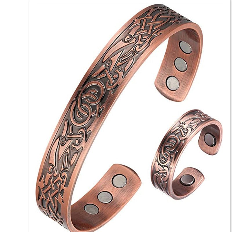 Copper Magnetic Bracelet - Vintage Simple Design - Nara's Shop