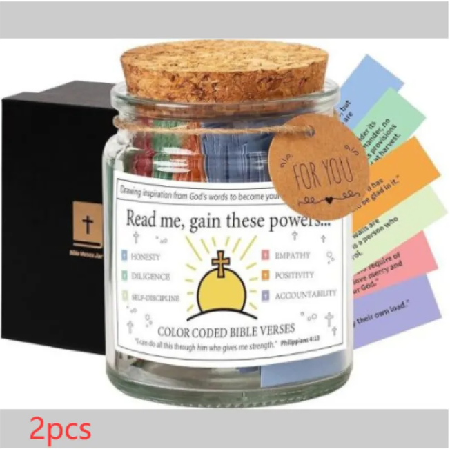 Faith & Joy Verse Jar - Nara's Shop