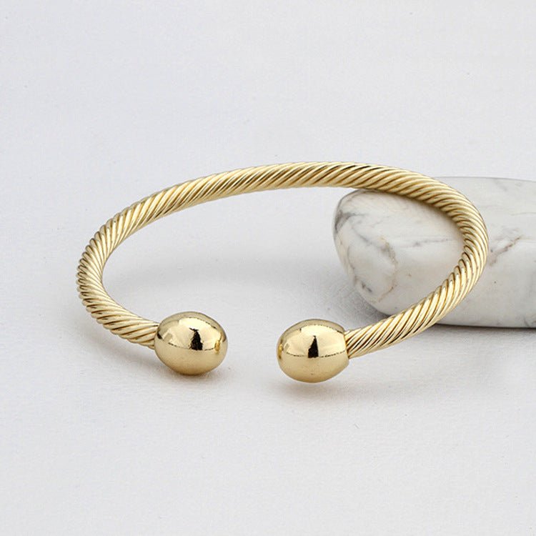 Magnetic Health Bracelet with Red Copper Design - Nara's Shop