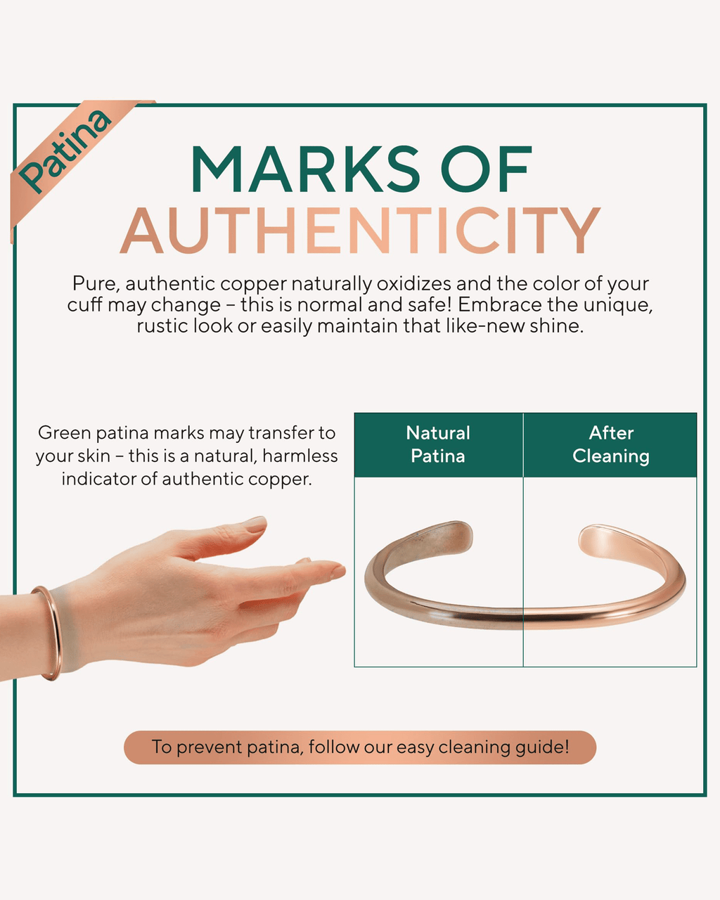 Pure Copper Cuff Bracelet – Barrel - Nara's Shop